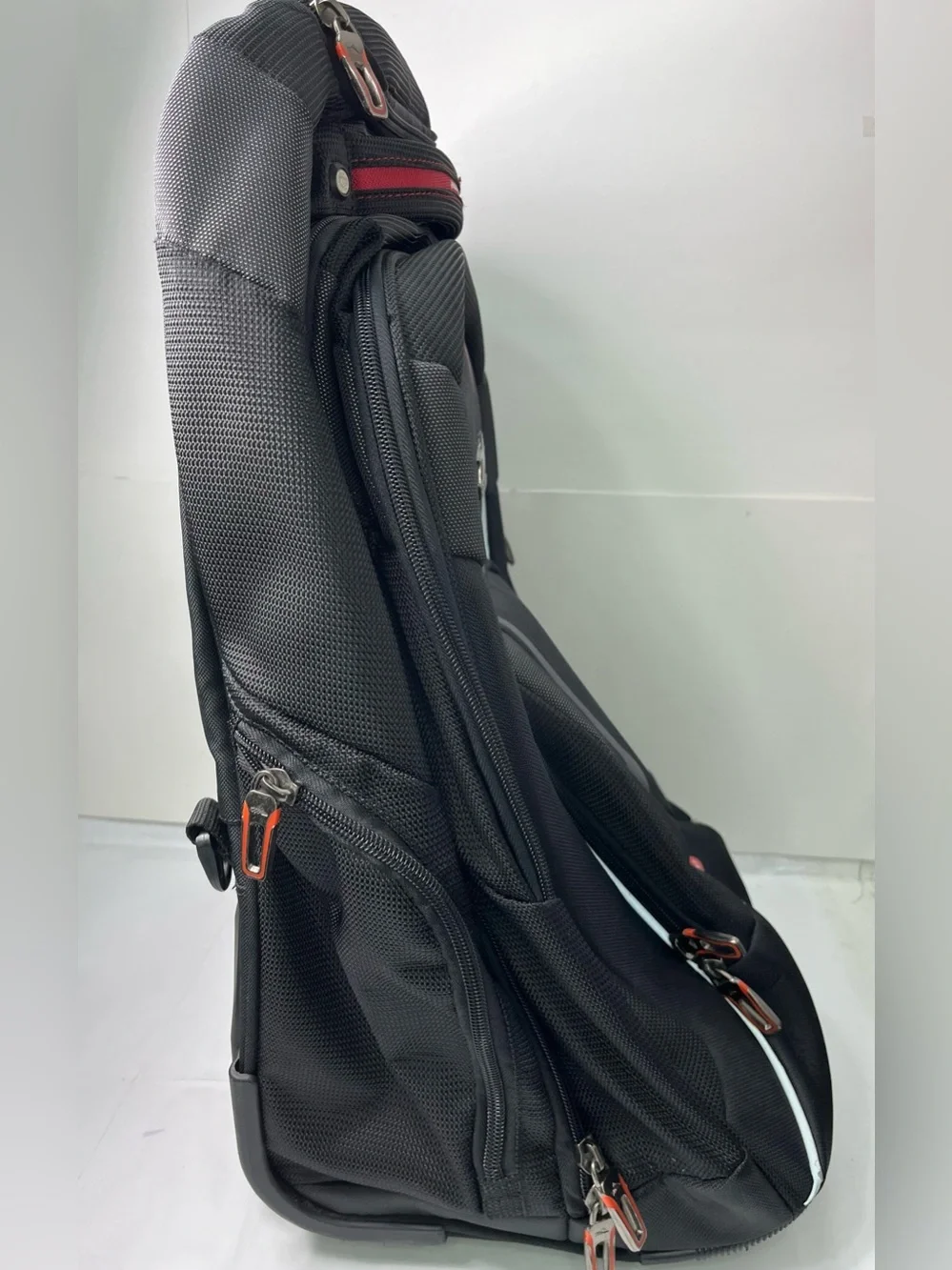 High Sierra Adventure Travel 7 Wheeled Backpack Rolling Carry-On Luggage